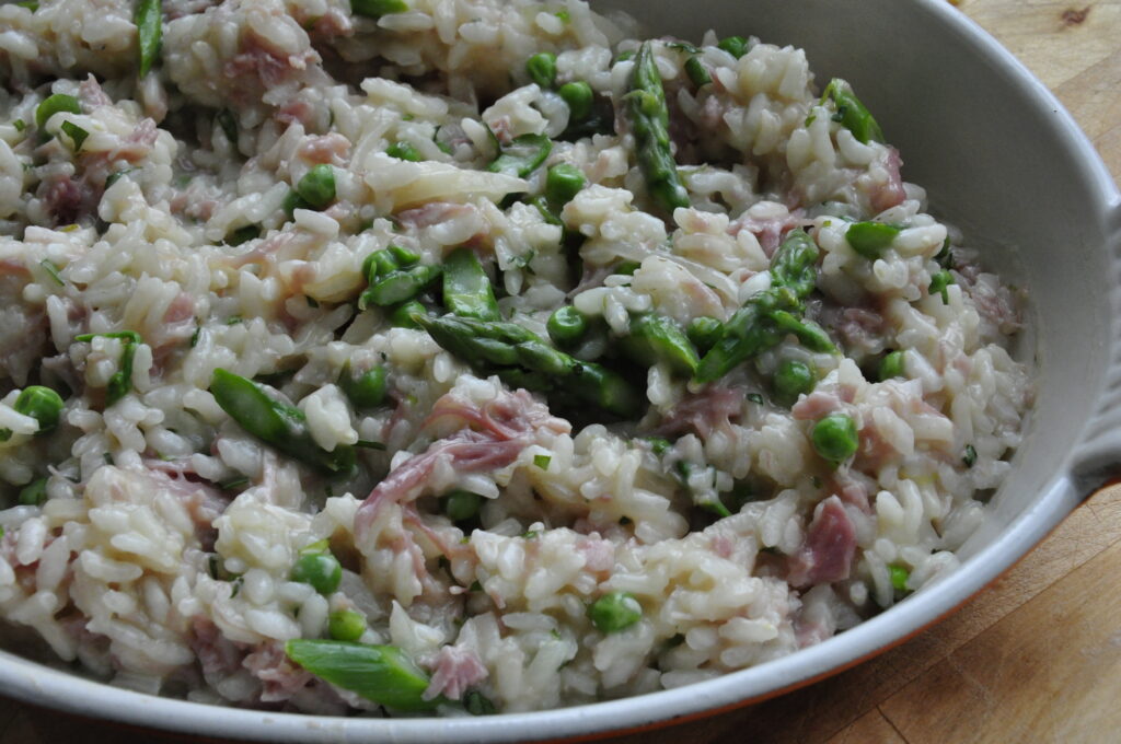 asparagus risotto