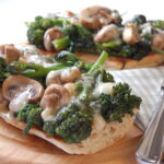 Brassicas - Broccoli - Purple sprouting broccoli cheese on toast