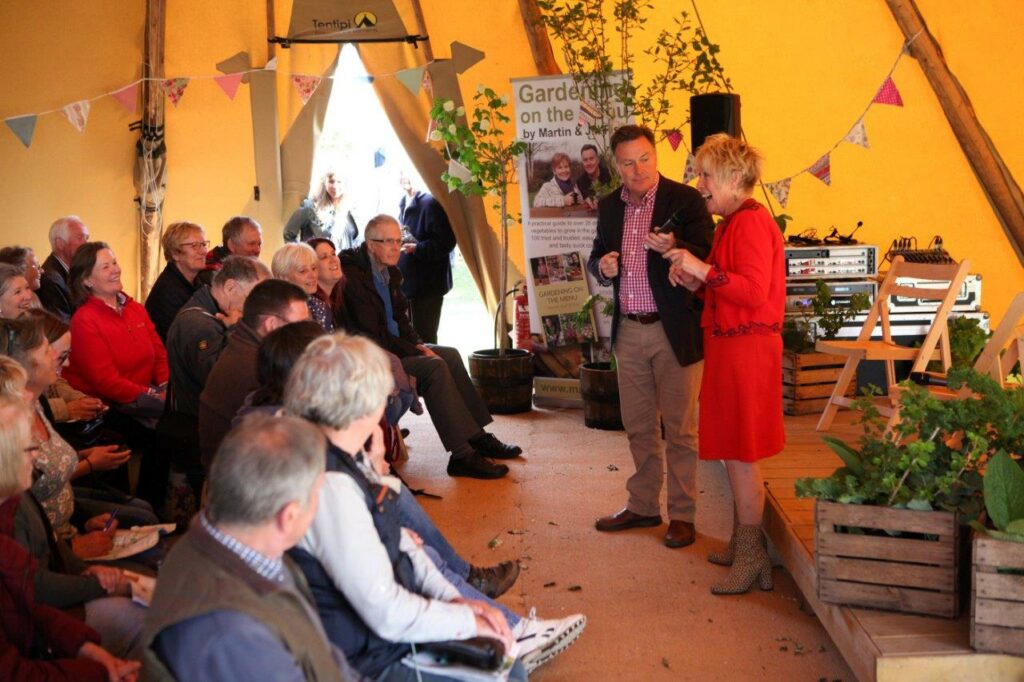 Carol Klein & Martin at Malvern 2017
