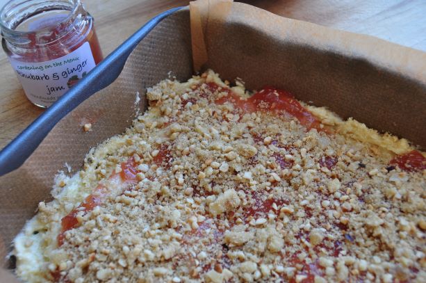 Add the streusel topping web
