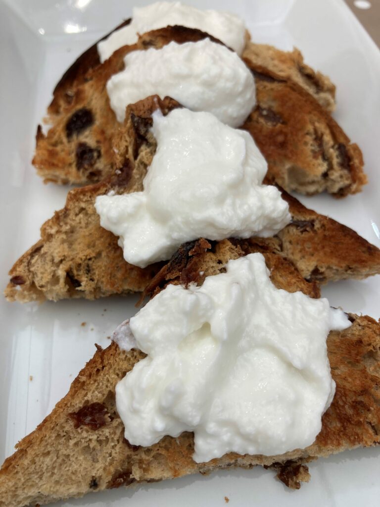 ricotta on bread web